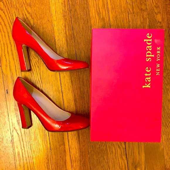 Kate Spade Classic Red Pump size 8 - Picture 2 of 5